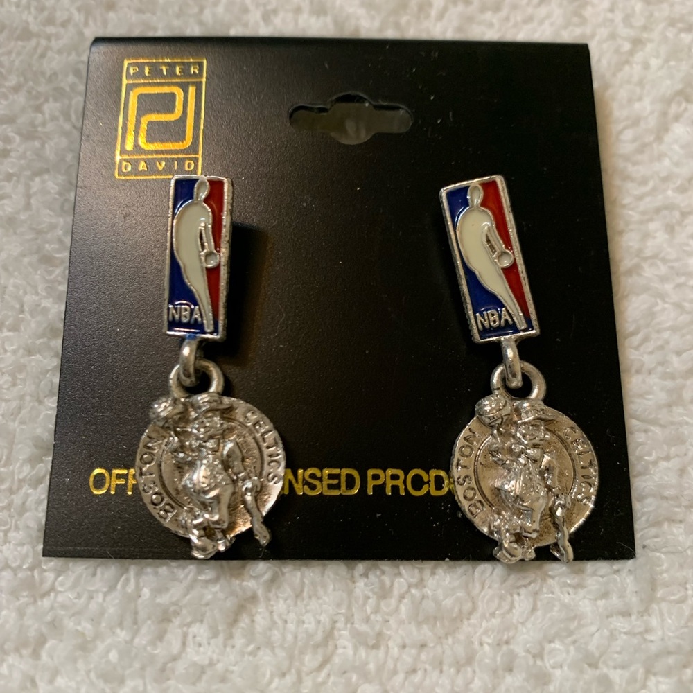 Vintage NBA Boston Celtics Earrings NIP